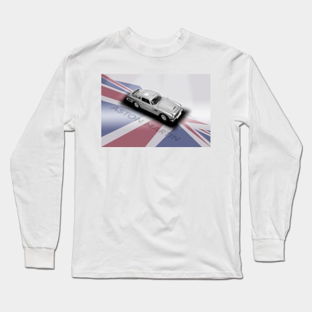 Aston Martin Long Sleeve T-Shirt by Design A Studios